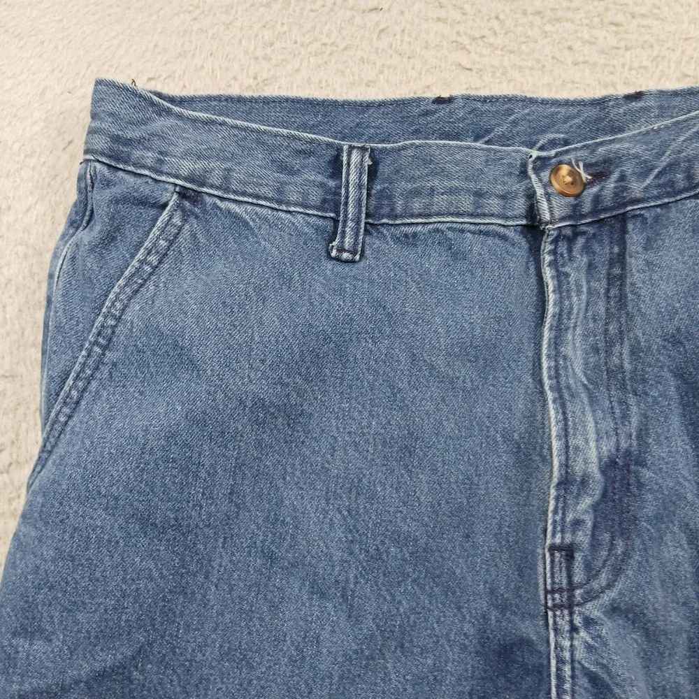 Gap Straight Fit Medium Wash Blue Denim Jeans Men 36x30 Style 781299‎ EUC